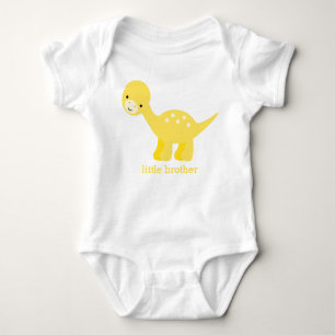 Cute Yellow Baby Dinosaur Romper