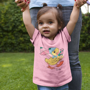 Cute Yellow Baby Duck in Spring Easter Kinder Shirts
