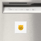 Cute yellow cat magneet (Insitu (Vaatwasser))