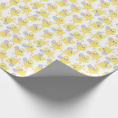 Cute Yellow Chick Pattern | Snellerpapier Cadeaupapier (Hoek)