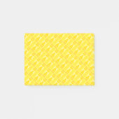 Cute Yellow Crayon Artsy Pattern Post-it® Notes (Voorkant)