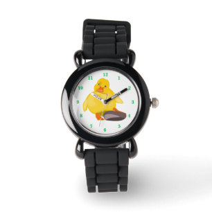 Cute Yellow Duck Horloge