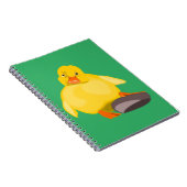 Cute Yellow Duck Notitieboek (Rechterzijde)