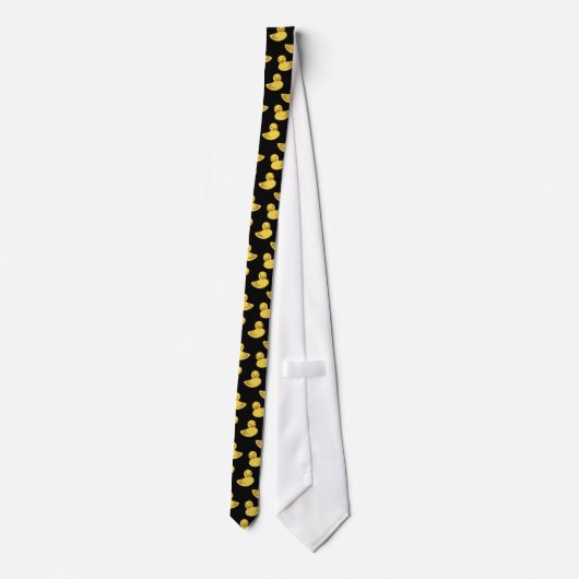 Cute Yellow Duck Pattern Ducky Stropdas (Achterkant)