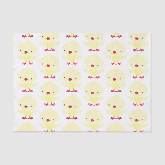 Cute Yellow Ducking | Pasen Tissuepapier (Voorkant)