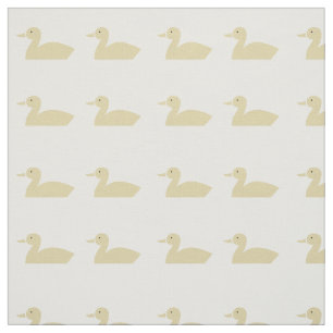 Cute Yellow Ducks Nursery Pattern Stof