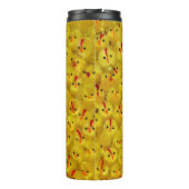 Cute Yellow Easter Chicken Pattern Thermal Tumbler Thermosbeker (Achterkant)