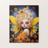 Cute Yellow Fairy Fantasy Art Legpuzzel (Verticaal)