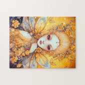 Cute Yellow Fairy Fantasy Art Legpuzzel (Horizontaal)