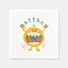  Cute Yellow Monster Servet