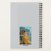 Cute Yellow Robe Café Leo Tolstoï Quote Journal (Verso)