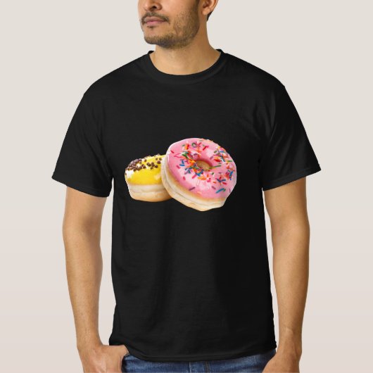 Cute Yellow Roze - Rosy Donut Stack T-shirt (Voorkant)