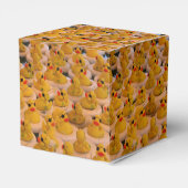 Cute Yellow Rubber Ducks Patroon Bedankdoosjes (Achterkant)
