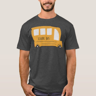 Cute Yellow School Bus 1 T-shirt