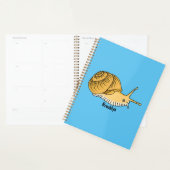 Cute yellow snail cartoon (Devant avec enveloppe)