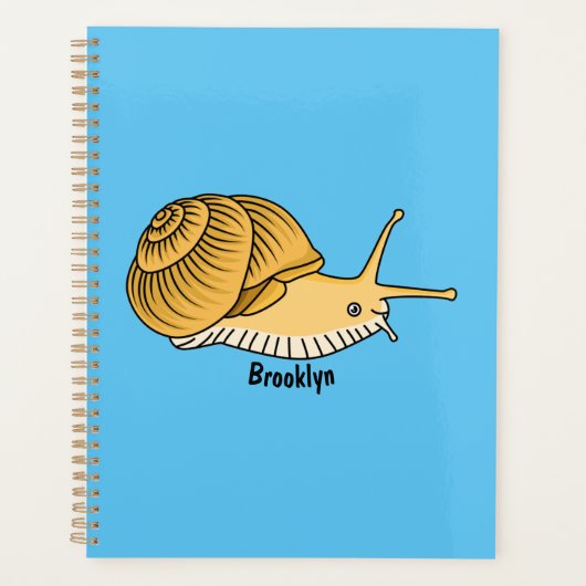 Cute yellow snail cartoon (Devant)