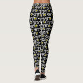 Cute yellow tennis ball  leggings (Achterkant)