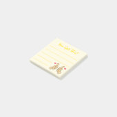 Cute Yellow Thumbs up You got this Quote Post-it® Notes (Schuin)