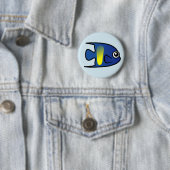 Cute Yellowbar Angelfish Ronde Button 5,7 Cm (In situ)