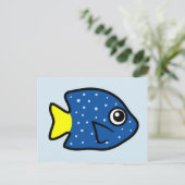 Cute Yellowtail Damselfish Briefkaart (Staand voorkant)