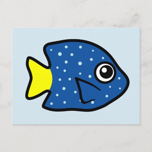 Cute Yellowtail Damselfish Briefkaart (Voorkant)