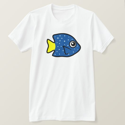 Cute Yellowtail Damselfish T-shirt (Design voorkant)