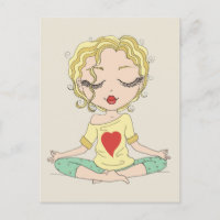 Cute Yoga Girl | Blonde Hair