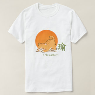 Cute Yoga Kat – Kawaii Kat Namaste Japanse Yoga A T-shirt