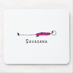 Cute Yoga Stick Figuur Muismat