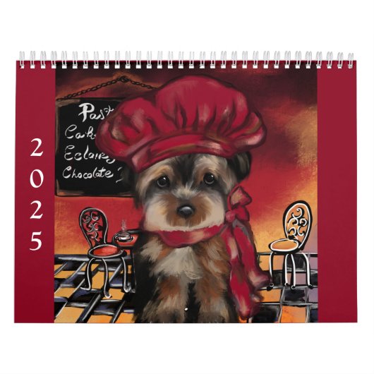 Cute Yorkie Calendar Kalender (Hoes)