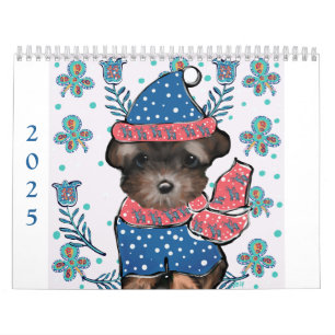 Cute Yorkie Calendar Kalender