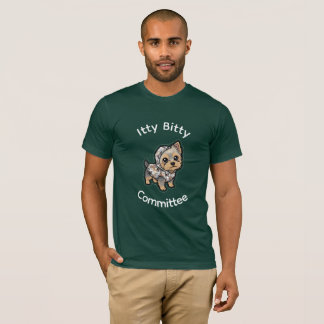 Cute yorkie korte mouw T-shirt
