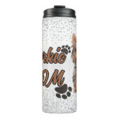 Cute Yorkie mama Thermosbeker (Voorkant)