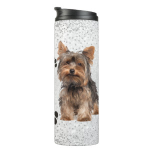 Cute Yorkie mama Thermosbeker