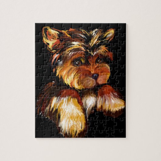 CUTE YORKIE POO LEGPUZZEL (Verticaal)
