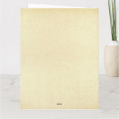 Cute Yorkie Waterverf Custom Name Moederdag Kaart (Achterkant)