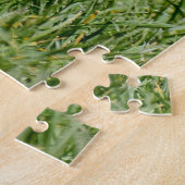 Cute Yorkshire Terrier die door Grass loopt Legpuzzel (Zijkant)