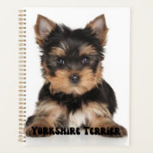 Cute Yorkshire Terrier Puppy Calendar Planner (Voorkant)