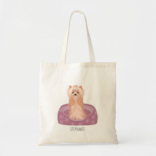 Cute Yorkshire Terrier Sac fourre-tout d'anniversa