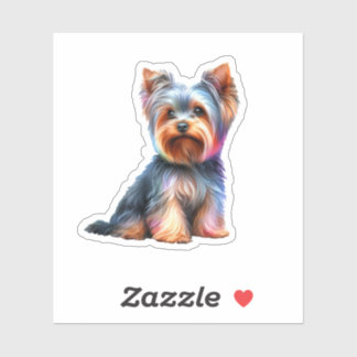 Cute Yorkshire Terrier Sticker