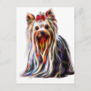 Cute Yorkshire Yorkie Terrier Briefkaart
