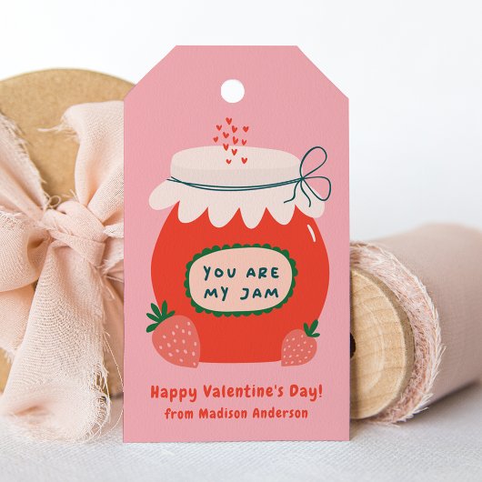 Cute You are My Jam Valentijnsdag Cadeaulabel