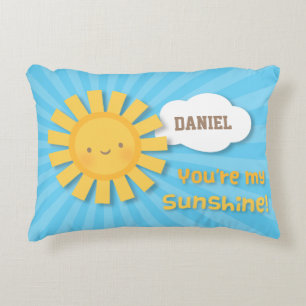 Cute You are my Sunshine Kids Chambre Coussin