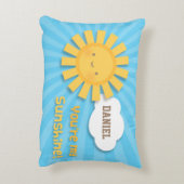 Cute You are my Sunshine Kids Chambre Coussin (Dos(Vertical))