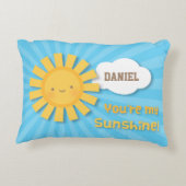 Cute You are my Sunshine Kids Chambre Coussin (Dos)