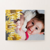 Cute You are My Sunshine Yellow Sunflower Foto Legpuzzel (Horizontaal)