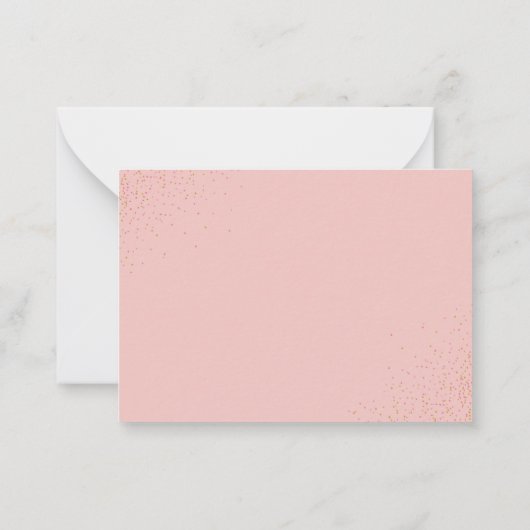 Cute You Are the Sprinkles on My Cupcake Notitiekaartje (Achterkant)