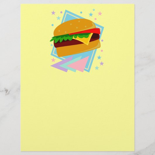 Cute Yummy Burger Flyer (Voorkant)