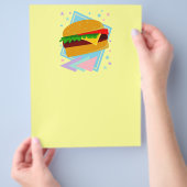 Cute Yummy Burger Flyer (Hand)
