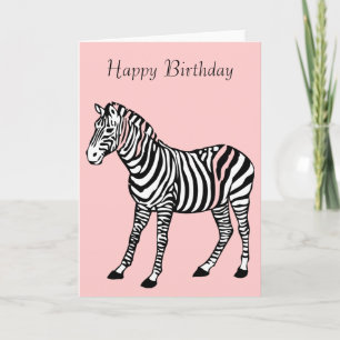 Cute Zebra Kaart